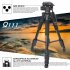 Zomei Q111 Professional Camera Tripod Gimbal Portable Travel Aluminum Holder for Dslr Digital Camera Black