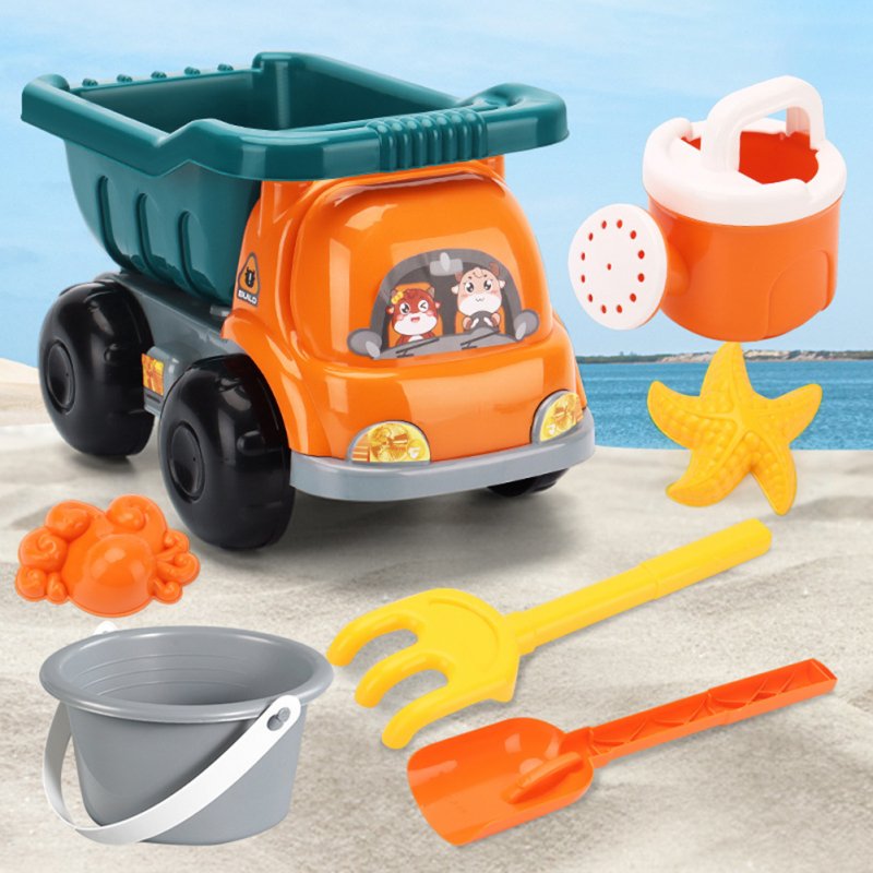 Children Beach Sand Toys Set Large Trolley Outdoor Tools Kit for Sand Water Playing Boys Girls Gifts