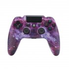 Zr-486 Wireless Bluetooth Gamepad For PS4 Game Console Controller Purple starry sky