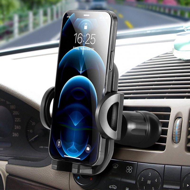 Car Air Vent Phone Holder Stand Mount 360 Degree Rotating Strong Clamp Air Vent Holder GPS Cell Phone Mount Cradle 