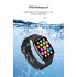 Zw32 Smart Watch 1 85 inch HD Screen Heart Rate Blood Oxygen Body Temperature Monitoring Fitness Bracelet Black