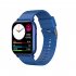 Zw32 Smart Watch 1 85 inch HD Screen Heart Rate Blood Oxygen Body Temperature Monitoring Fitness Bracelet Blue