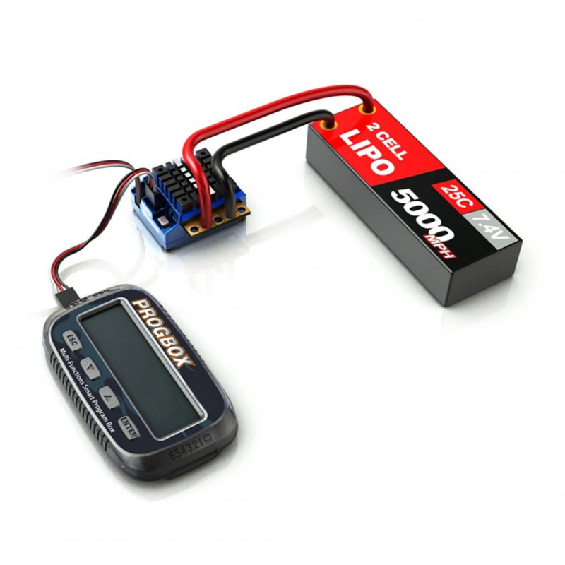 Skyrc Progbox 6-in-1 Multi-function Smart Program Box for RC Model Esc Servo Motor Kv/Rpm Tester Battery Monitor