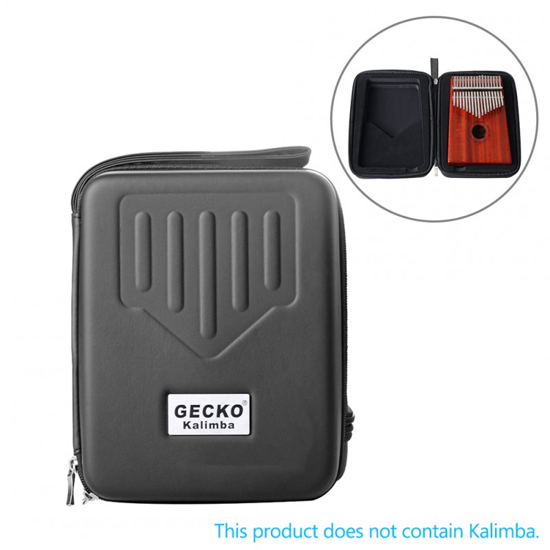 GECKO Portable Shockproof Kalimba Case Waterproof Thumb Piano Bag for 17key Kalimba Keyboard Instruments 