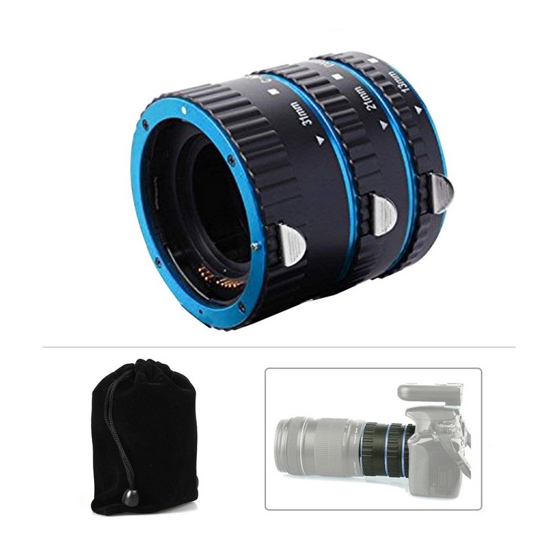 Metal Mount Lens Adapter Auto Focus AF Macro Extension Tube Ring for Canon EOS EF-S Lens 750D 80D 7D T6s 60D 7D 550D 5D Mark IV  