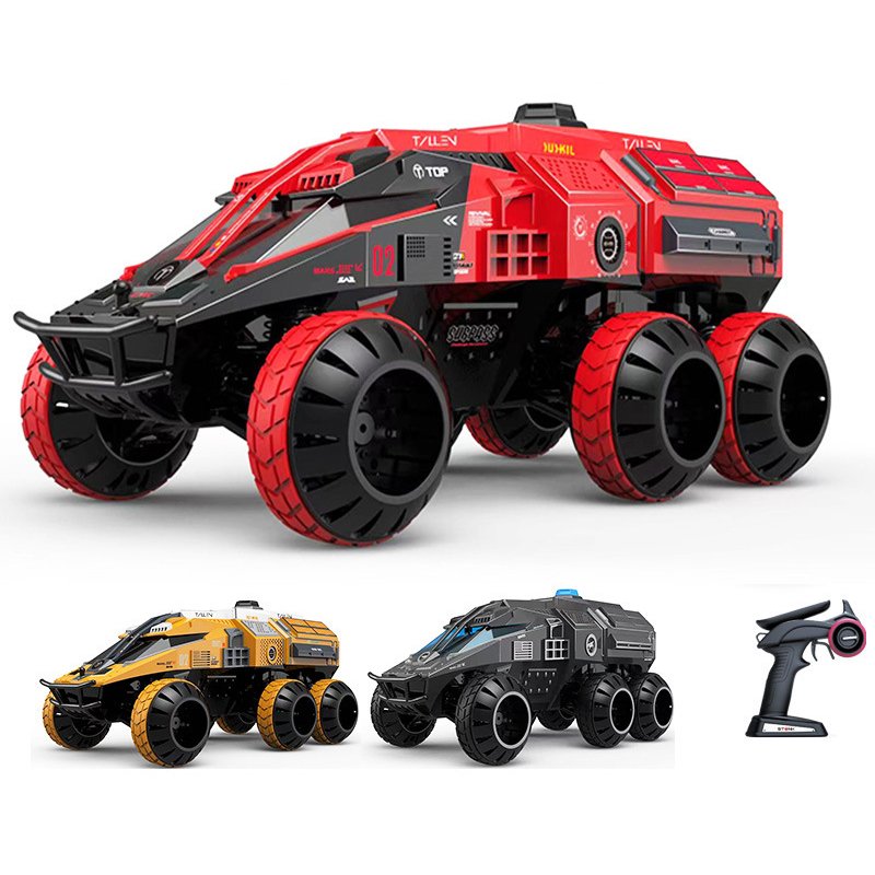 Q118 Remote Control Car with 1500pcs Water Shots 6wd Off-Road RC Crawler Car Space Vehicle Toy 
