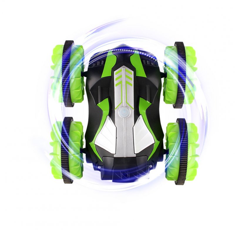 2.4G Amphibious Remote Control Car Rechargeable Tumbling Double-sided Stunt Electric RC Vehicle