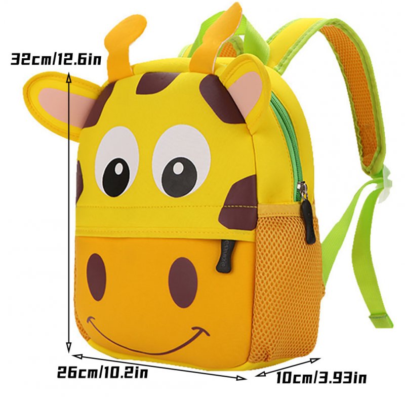Kids Toddler Backpack Cartoon Animal Cute Neoprene School Bag For Kindergarten Preschool Boys Girls Gifts 