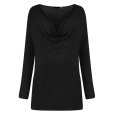 Leadingstar Women's Long Sleeve VNeck Blouse