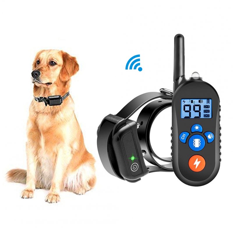 Dog Training Device Barking Stopper Electric Shock Vibration Warning Electric Collar Anti Barking Device 