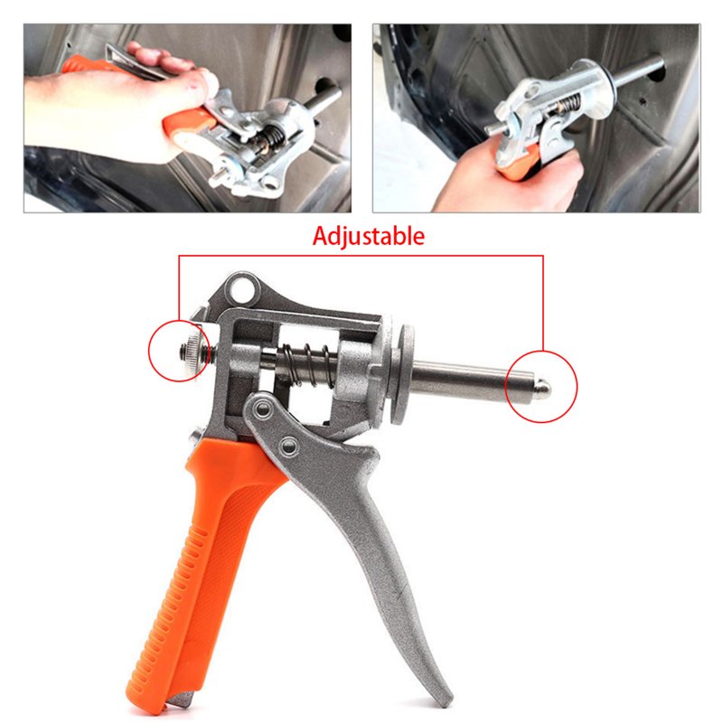 Car Dent Repair Tool Repair Kit Flat Hole Paintless Dent Free Sheet Metal Dent Repair Process Hole Autobody Repair Tools