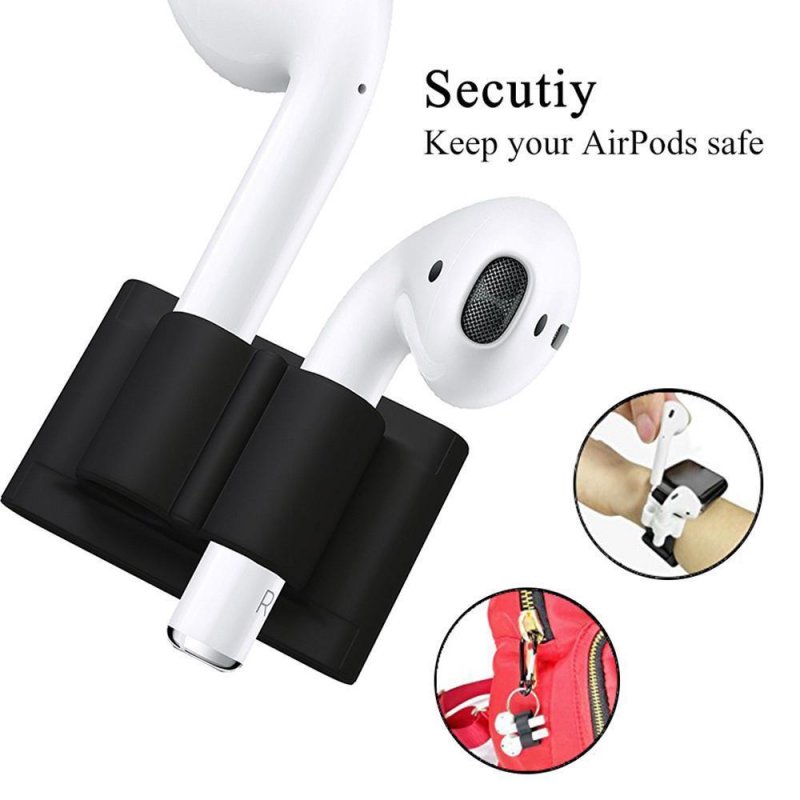 5 in 1 Silicone Cover Case Earphone Set for Airpods Headset Earhook Accessories