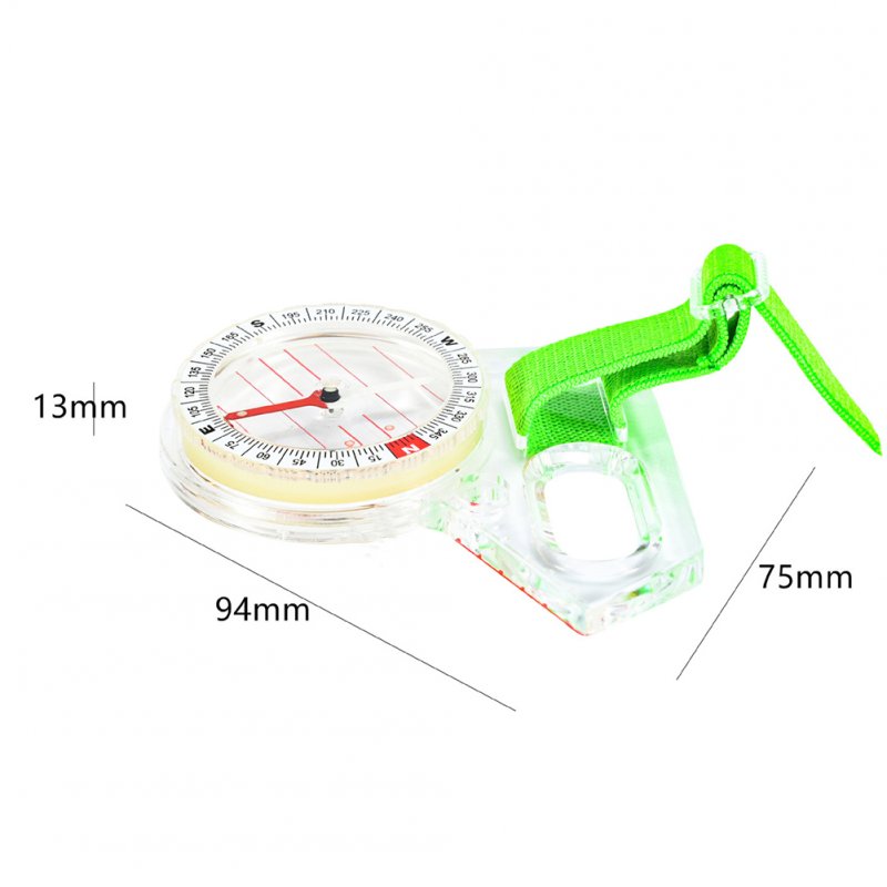 Portable Thumb Compass Professional High Sensitivity Luminous Map Scale Compass For Outdoor Training Competitions 