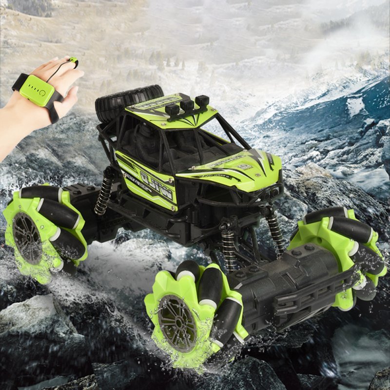 2.4G Remote Control Climbing Car 12ch Dual Control Watch Gravity Sensing RC Drift Off-Road Vehicle Model with Watch