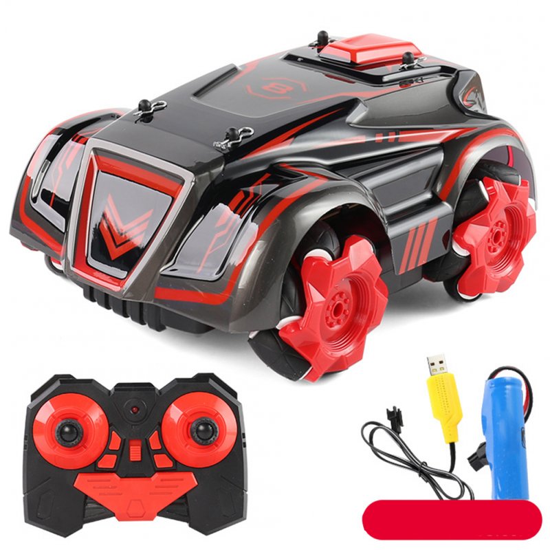 Kids RC Car With Music Light Rechargeable 360 Degree Rotation Drift Stunt Remote Control Car Birthday Gifts For Boys 