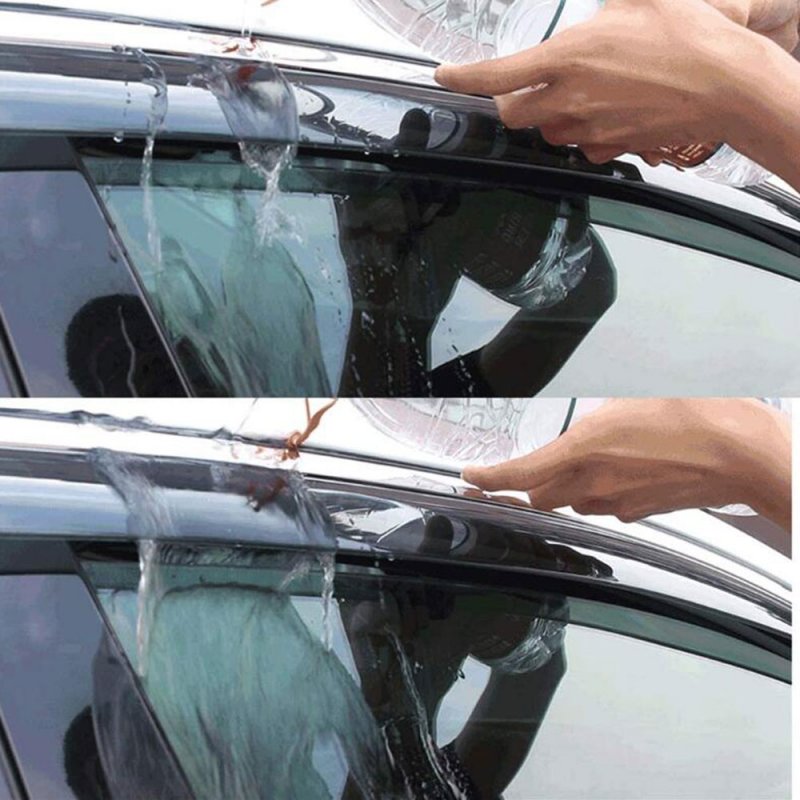 4PCS  Sun Rain Visor Window Shield Deflector For Toyota Vios Sedan Model 02-07