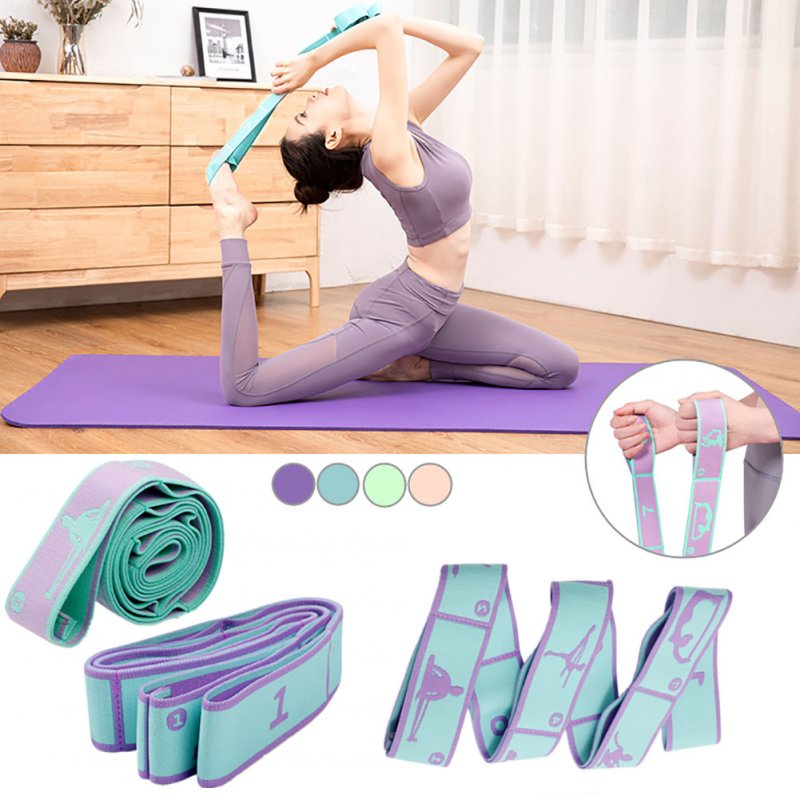 Yoga Stretch Resistance Bands Soft Non-slip Multifunctional Weight Loss Fitness Elastic Band For Physical Therapy 