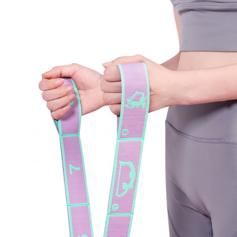 Yoga Stretch Resistance Bands Soft Non-slip Multifunctional Weight Loss Fitness Elastic Band For Physical Therapy 