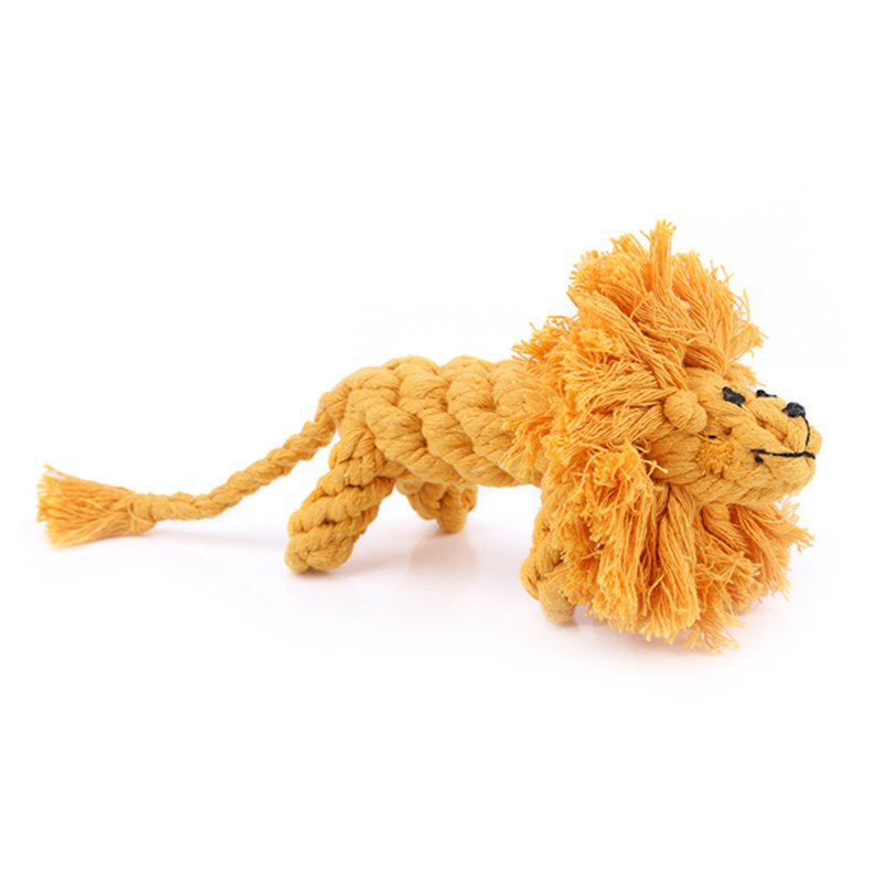Handmade Cotton Rope Dog Toy Animal Shape Toys For Small Large Dogs Pet Outdoor Fun Training Puppy Chew Toys 