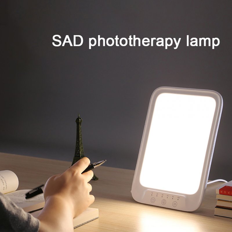 LED Therapy Lamp UV-Free 10000Lux 5V Dimming Sunlight Lamp With 10 Adjustable Brightness Levels 6 Timer Settings For Home Office Travelling 