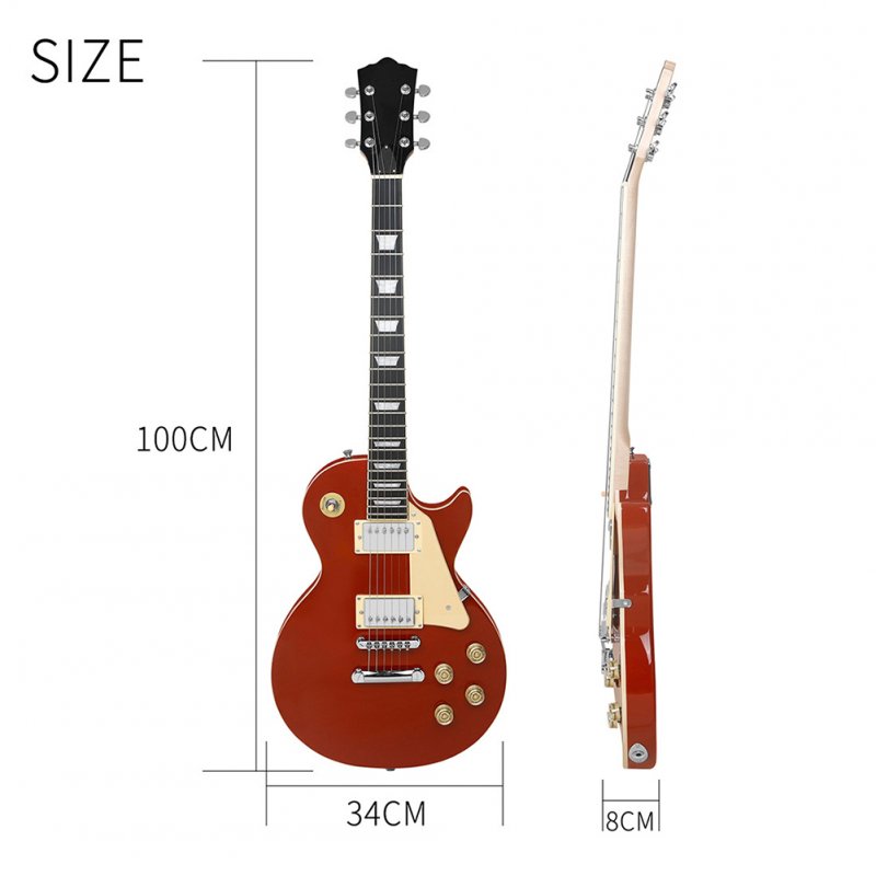LP 22 Fret Electric Guitar Beginner 100cm Length Maple Guitar Neck Electric Guitar Educational Tool 