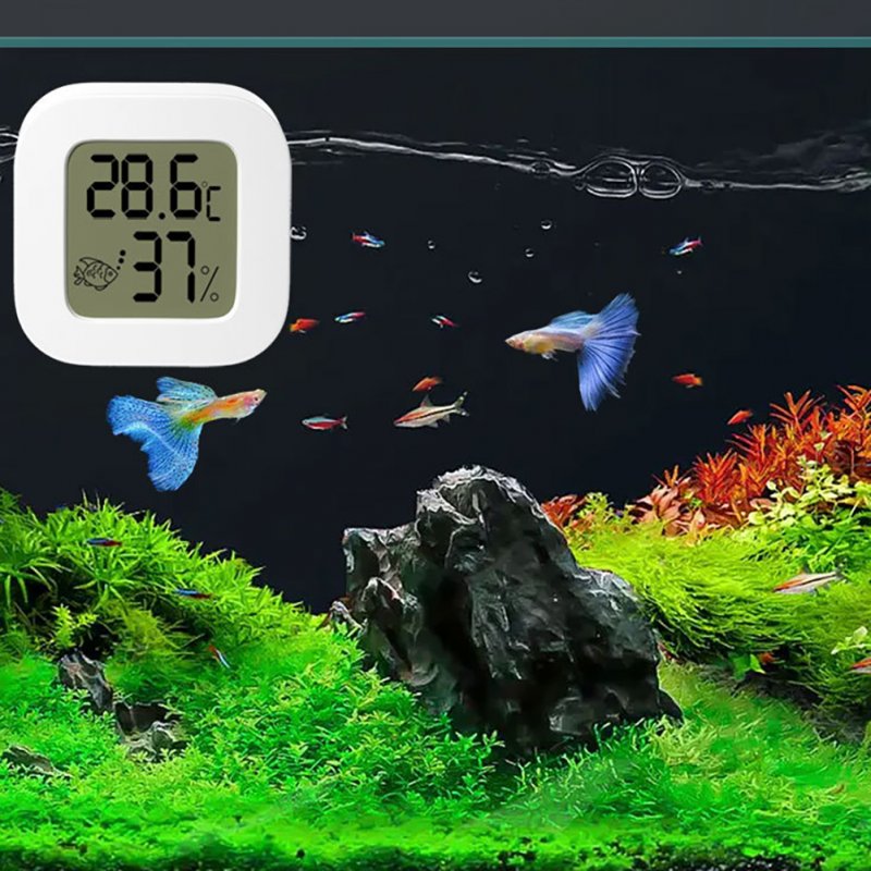 Fish Tank Thermometer High-precision Led Digital Display Electronic Aquarium Thermometer Tester Meter Gauge 