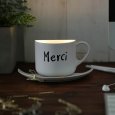 LED Luminous Cup  Merci yellow Light