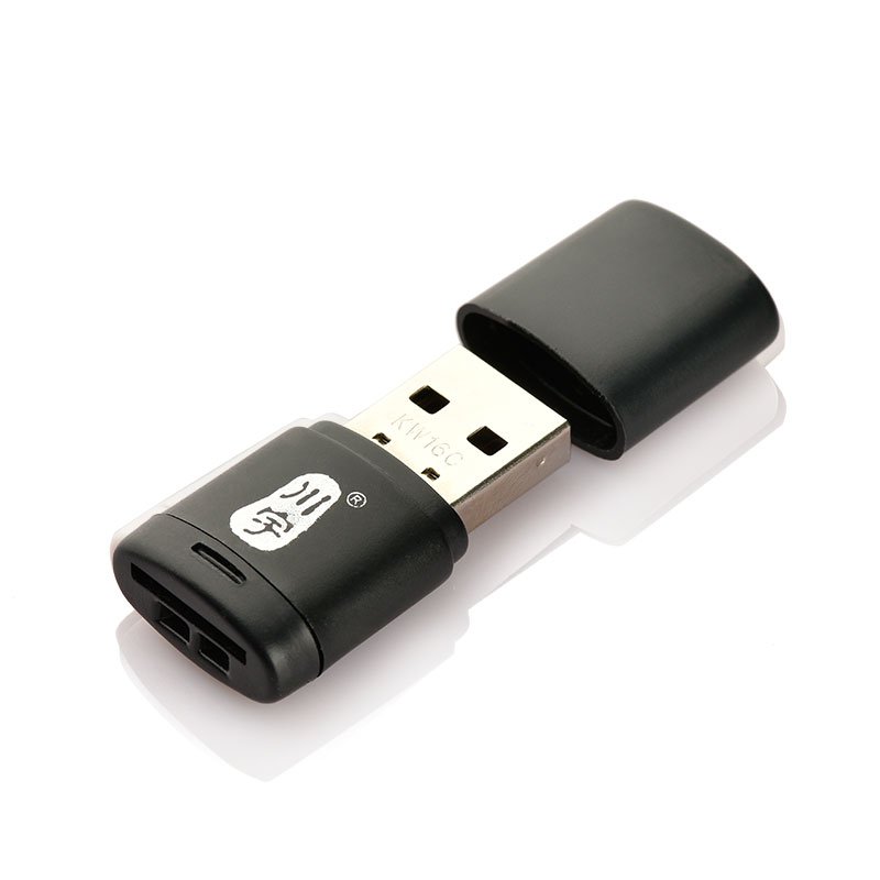 Kawau Micro SD Card Reader 2.0 USB High Speed Adapter with TF Card Slot C286 Max Support 128GB Memor 