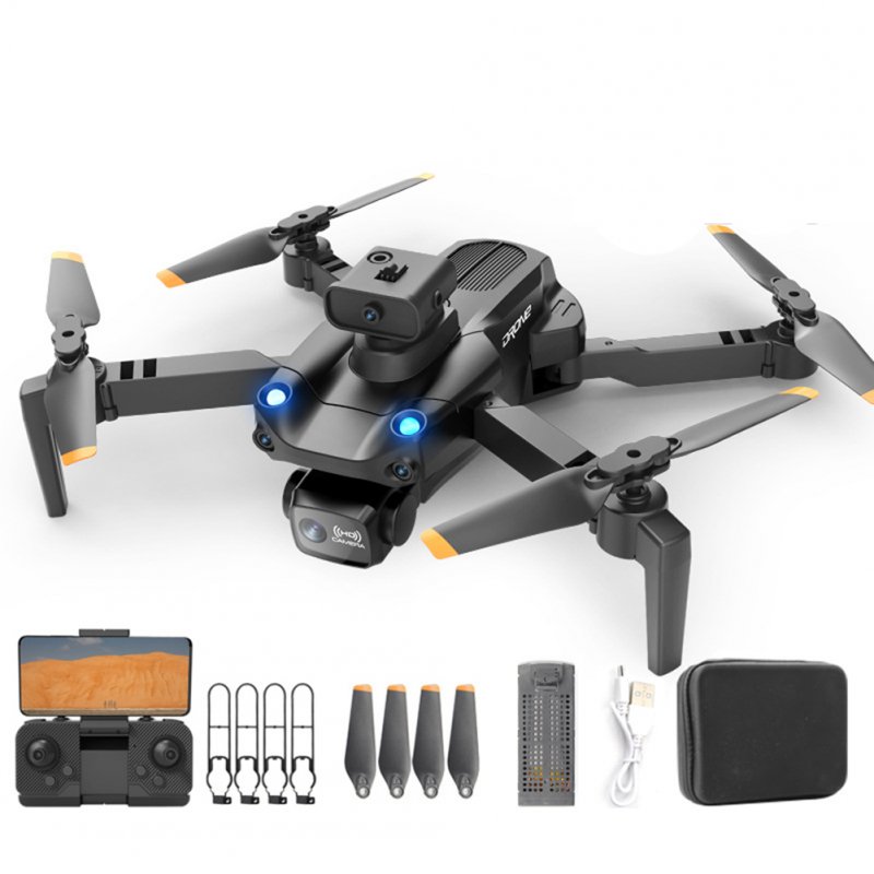 Children Drone HD Aerial Photography RC Obstacle Avoidance Aircraft Toy G5 Dual-camera Black