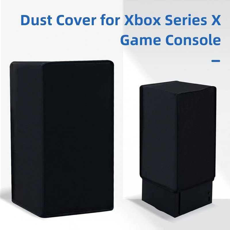 Dust Cover Dust-proof Sleeve Protective Case Compatible For Xbox Series X / Xbox Series S Console Accessories black compatible for xbox Series S