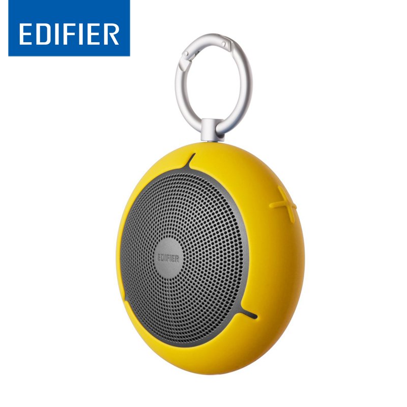 Original EDIFIER M100 Outdoor Mini Speaker Keychain Type Wireless Bluetooth Loudspeaker Portable Waterproof Music Player Support TF Memory Card blue