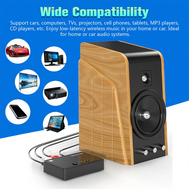 Nfc Bluetooth-compatible Receiver App Control With Tuning Headset Wireless 3.5m Car Audio Bluetooth-compatible Adapter 