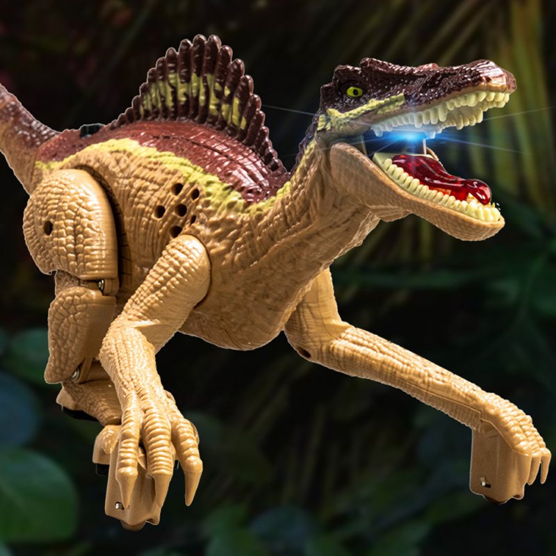 Remote Control Jurassic Dinosaur Toys For Kids 2.4Ghz Gesture Sensing RC Walking Dinosaur Robot Toy With Light Sound Birthday Gifts For Boys Girls 