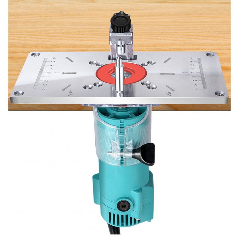 Router Table Insert Plate Aluminum Alloy Milling Trimming Machine