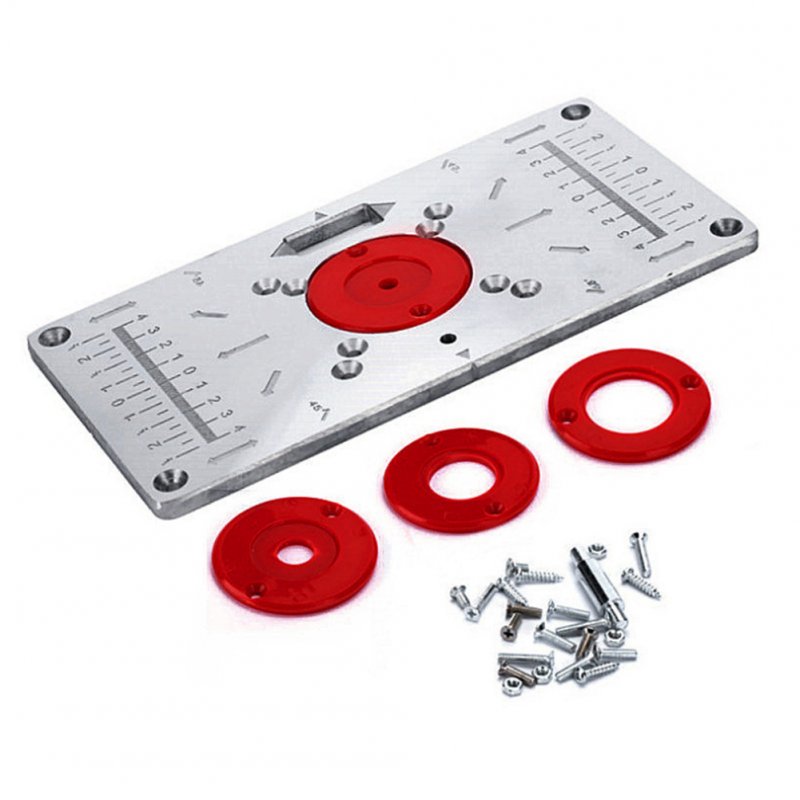 Router Table Insert Plate Aluminum Alloy Milling Trimming Machine