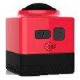 Mini Panoramic Wide Angle Action Camera Red
