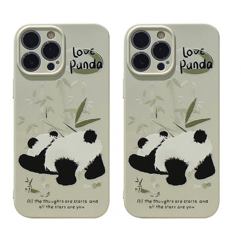 Case Cute Animal Pattern Soft Shockproof Cell Phone Cover For Iphone 15 Series green panda butt 15pro