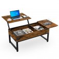 US IDEALHOUSE Lift Top Coffee Table with Hidden Storage - Vintage