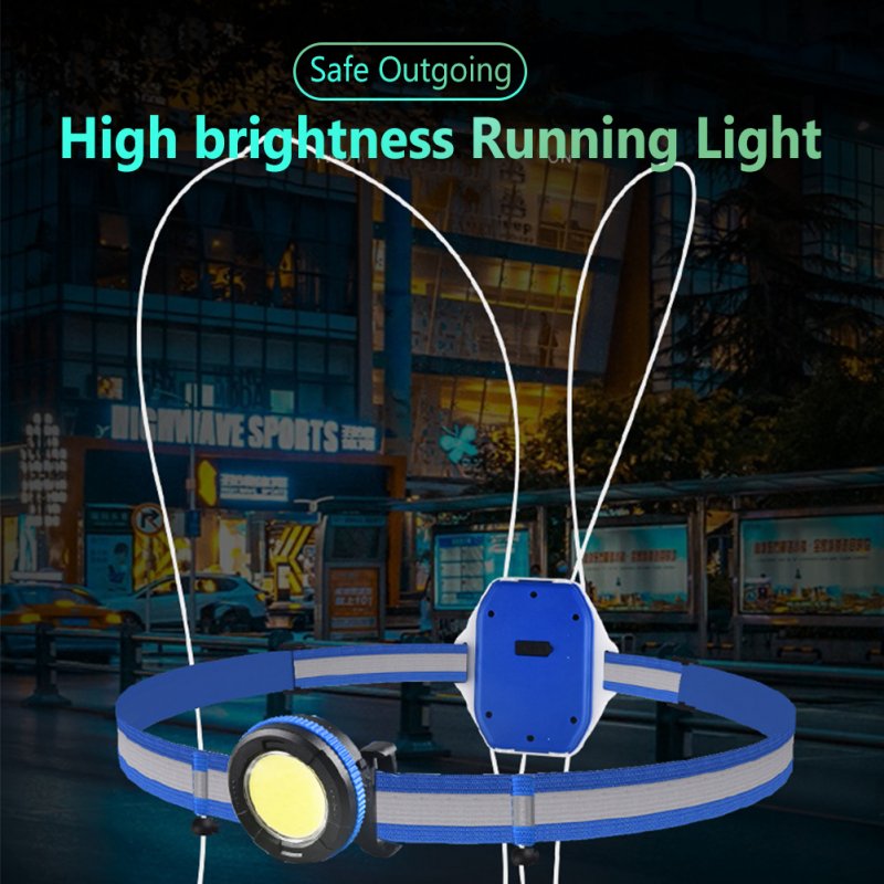 Usb Rechargeable Running Light Led Waterproof Warning Safety Light Vest for Outdoor Cycling 