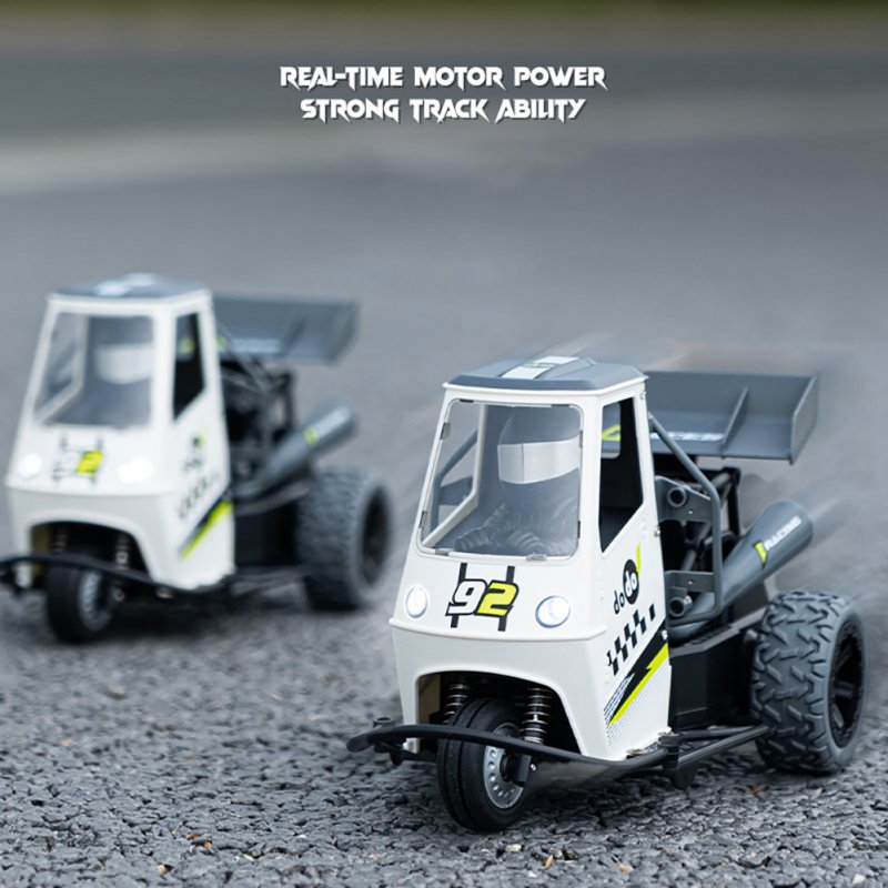 2.4G RC Car 25KM/H High Speed Electric 3-Wheels Motorcycles Toys Remote Control Motorcycle Model 1 Battery