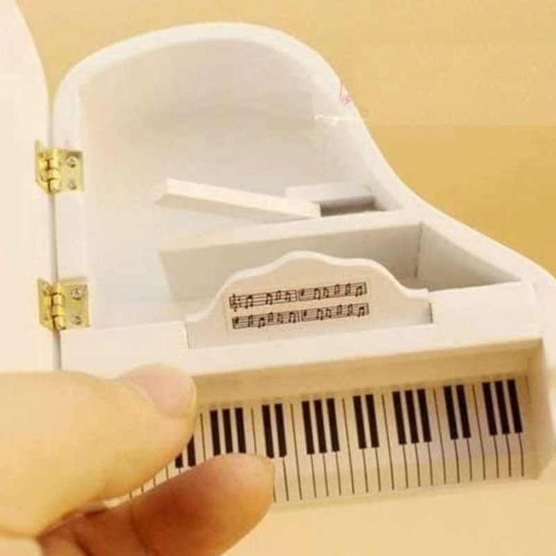 Miniature Mini Piano 1:12 Furniture With Chair For Dollhouse 