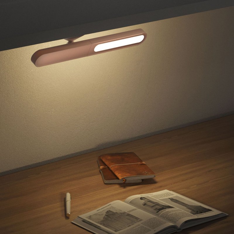 Led Geometric Table Lamp USB Charging Magnetic Suction Double Base 3-level Brightness Adjustable Khaki