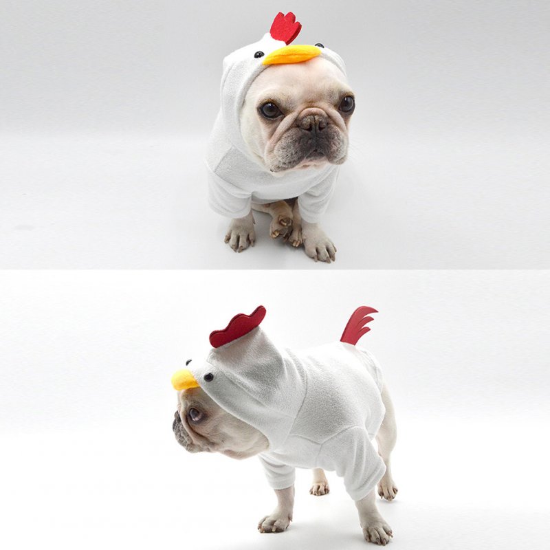 Dog Cat Chicken Costumes Pet Halloween Christmas Thanksgiving Cosplay Dress Hoodie Funny Outfits Clothes For Puppy Dogs Cats M