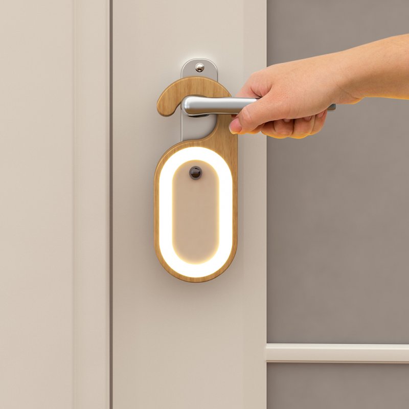Creative Note Board Body Sensor Light Luminous Usb Charging Bedside Wooden Desk Lamp Night Light 