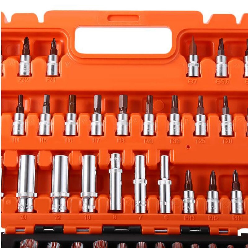 53pcs Torque Wrench Assembly Batch-head Automobile Motorcycle Industrial Application Maintenance Tool Ratchet Set