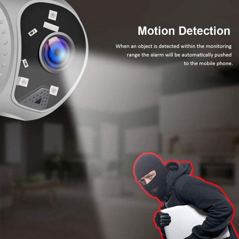 Security Camera 2 Million Pixels 1080p Motion Detection Sound And Light Alarm Mobile Phone Surveillance Camera 