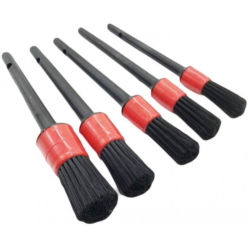 9pcs Car Detailing Brush Auto Detail Brush Set Automotive Detail Brushes Kit for Cleaning Car Interior Exterior