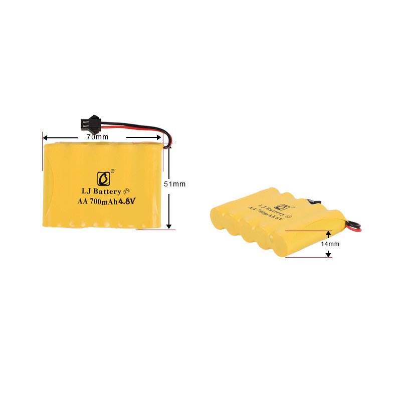 4.8V 700mah/1800mah/2800mah M-Style AA NI-MH Rechargeable Battery for Electric Toys/RC Car/RC Truck/RC Boat 1800mah