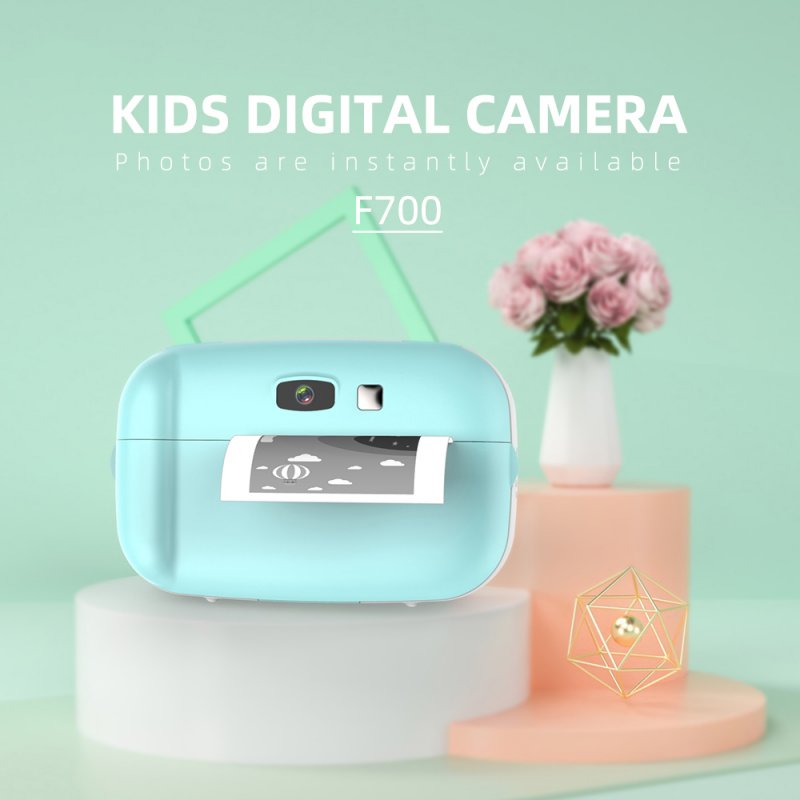Cute Mini High Definition Cartoon Child Instant Photo Printing Camera 