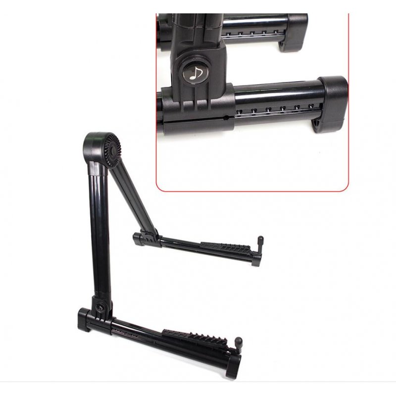 Adjustable Electric Guitar Holder Bracket Upright A-frame Instrument Stand for Acoustic Guitar Ukulele Bass Violin 